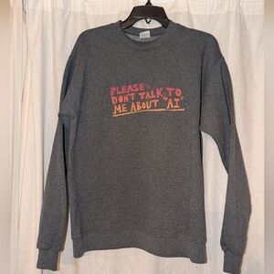 Hand Printed Linocut Sweatshirt